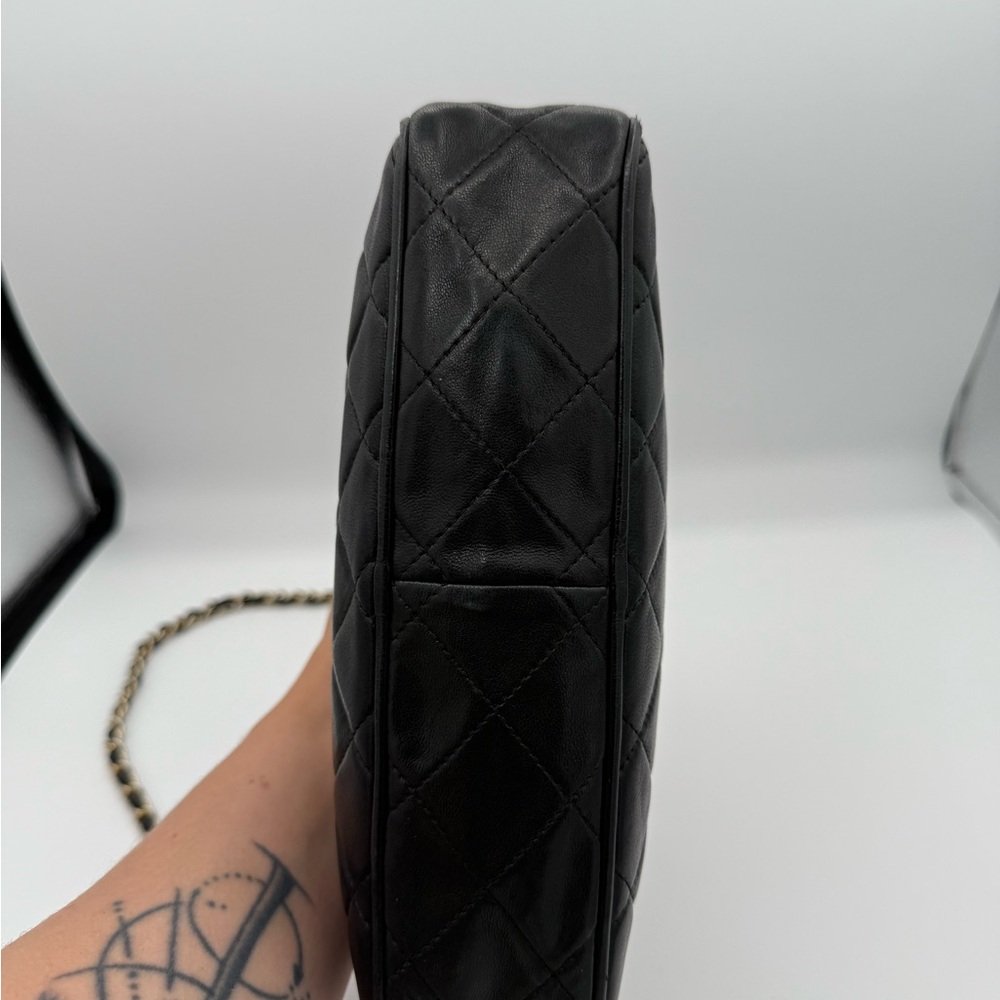Vintage Chanel Black Quilted Shoulder Bag - Picture 7 of 13